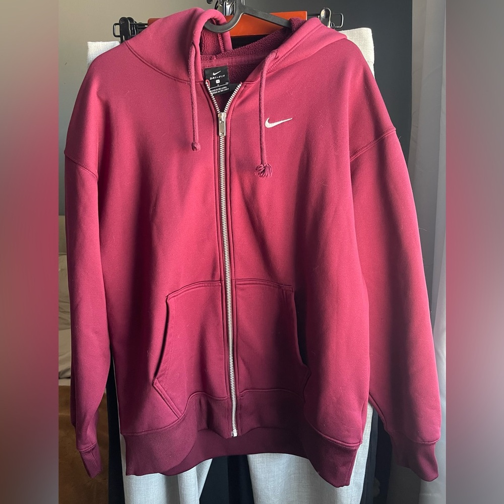 NIKE Dri-Fit Full Zip-Up Fleece Lined Jacket - Size: Small